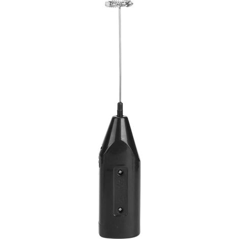 Batteur à œufs électrique - Mini mixeur - Préparation de boissons - Fonctionnement silencieux - 20 cm - Noir (1/5)