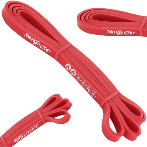 Dehnband aus Gummi und Latex – Powerband rot