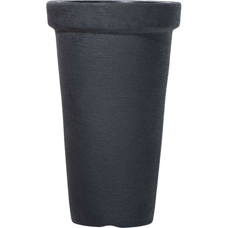 Vase kono fausse effet pierre couleur noire couleur et terreur dpc prosperplast 30xH50 cm Nero