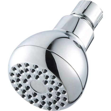 Nouveau petit pommeau de douche de douchette supérieure de douche de surpresseur de basse pression de pouce de 3 pouces hôtel bain tête de douche d'économie d'eau de bain de piscine (tête de cuivrage) (1/5)