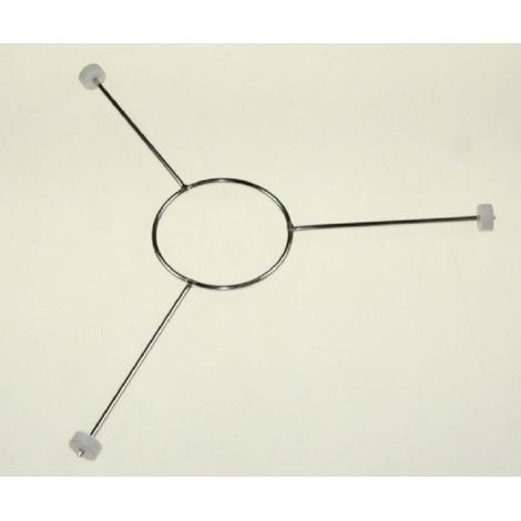 Support plateau à roulettes (74X7595) Four micro-ondes ARISTON HOTPOINT, ATAG, BRANDT, DE DIETRICH, ELECTROLUX, FAGOR, FRANKE, PRIVILEG, SAUTER, SMEG, THERMOR, THOMSON, VEDETTE