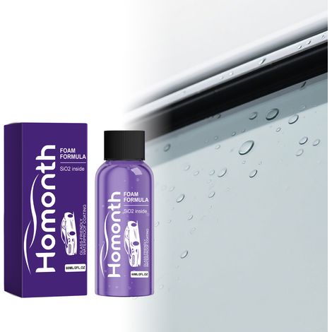 Revêtement imperméable pour vitres de voiture et rétroviseurs - 60 ml (résistant à la pluie, hydrofuge, vision claire) (1/5)