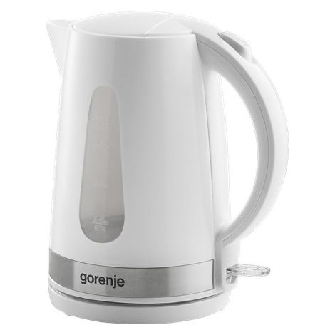 Gorenje Bouilloire K17WE Électrique 2200 W 1,7 L Plastique + métal Base pivotante à 360° Blanc (1/5)