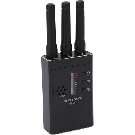 Wanzenfinder, drahtloser Signalkamerafinder, RF-Scanner für Zuhause, Büro und Fahrzeug (schwarz) (1/5)