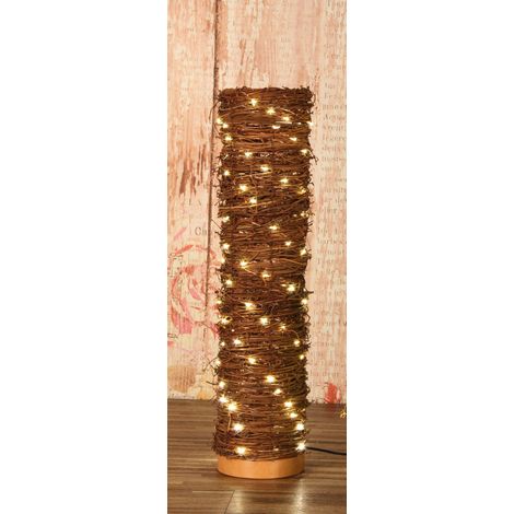 PIANTANA INTRECCIO MEDIUM A BATTERIA A LED