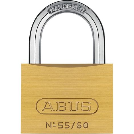 Abus 55/60mm Brass Padlock with High Security and Durable Construction