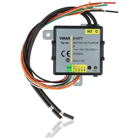 01477 Modulo Domotico 2In 3Out (1 Relè+2 Led) (1/2)
