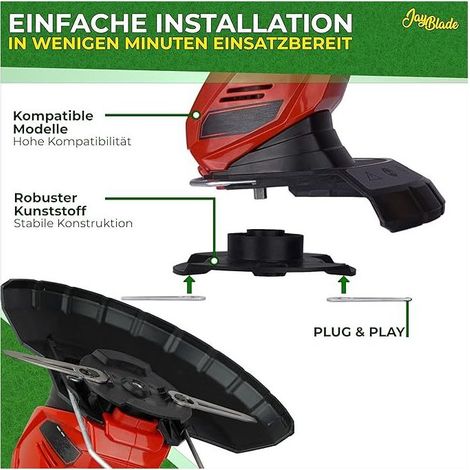 Compatible avec les disques de coupe : Gardol GAT-E20L, Mr. Gardener AT1824KS, LiPXC (1/2)