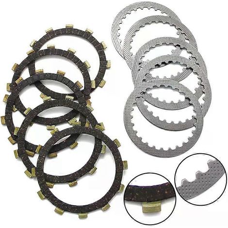 Kit de disques de friction d'embrayage pour motos Suzuki RV90M, RV90J, RV90L, RV90A, RV90B, TS90J, TS90, TS90R, TS50R, TS50L, TS50K et TS50J. (1/5)