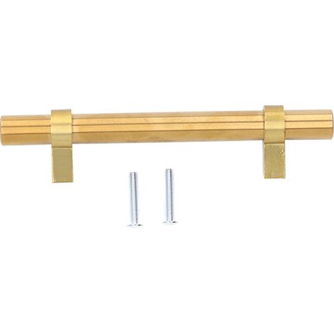 Lot de 10 poignées de meuble modernes en acier inoxydable, style tube creux, pour portes, placards, cuisine et salle de bain. Entraxe : 96 mm. (1/5)