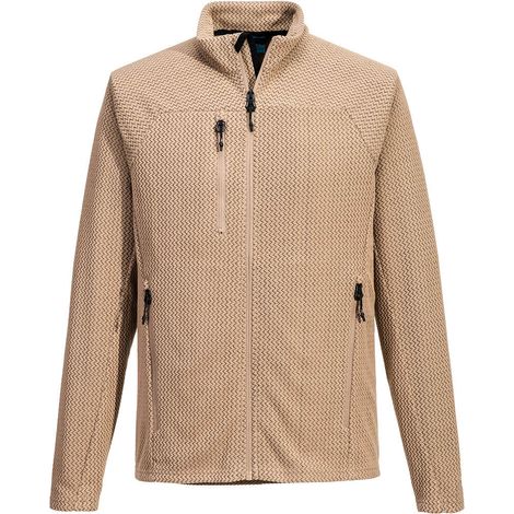 Ev4 Fleece Texturierte - Größe XL - Khaki - Portwest
