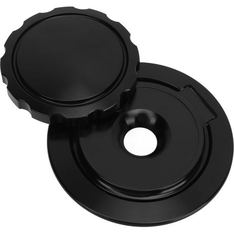 Bouchon de réservoir d'essence en aluminium à ouverture par rotation pour moto R NINE T, démontage rapide, noir. (1/5)