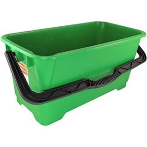 Unger Secchio 28 L (QB220) Secchio per Pulizia Vetri Formato Rettangolare da 45 cm
