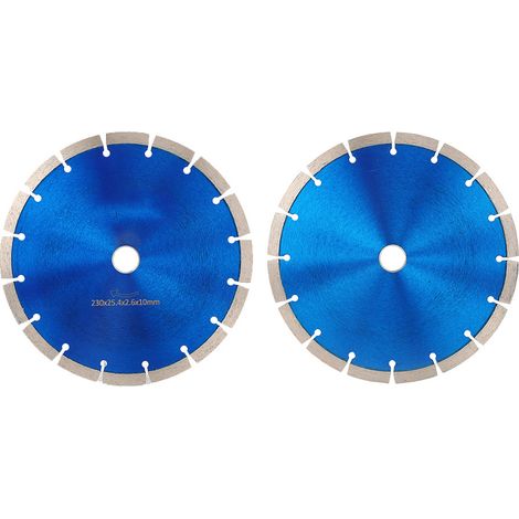 Disque de coupe diamanté pour scie circulaire, lame bleue multifonctionnelle pour béton, granit et marbre, 230 mm (1/5)