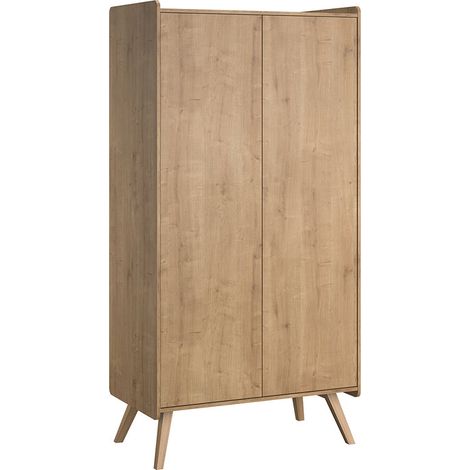 Schrank mit 2 Türen, Holzoptik, 200cm (1/3)