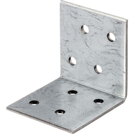 Verzinkter Winkelstahl 30 × 40 × 40 mm – 10 Stück, korrosionsbeständig, ideal für Konstruktionen, Tischlerei und Leichtbau