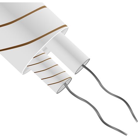 Câble pour thermocouple type T RS PRO, 50m, temp. max. +350°C, gaine Fibre de verre ( Prix pour 1 ) (1/2)