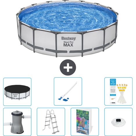 Bestway Steel Pro MAX Rund - 457x122 cm - 8-teilig  S552