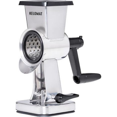 Rallador de frutos secos y verduras Kelomat de acero inoxidable con 3 tambores