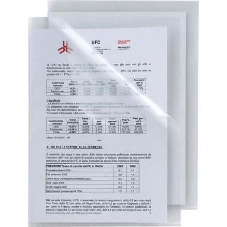 SEI Rota 662303 protector de hojas 210 x 297 mm (A4) Polipropileno (PP) 600 pieza(s)