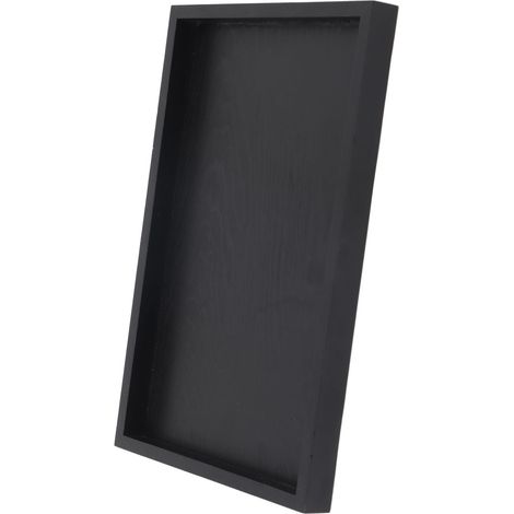 Rechteckiges Serviertablett aus Massivholz für Tee, Kaffee, Snacks und Restaurants, 30 x 20 x 2 cm (1/5)