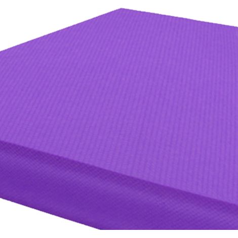 Coussin d'équilibre pour exercices et fitness en position debout - Souple, haute résilience, antidérapant et imperméable - TPE violet - 40 x 33 x 5 cm (1/5)