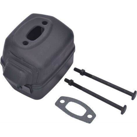 Auspuffschalldämpfer mit Schrauben und Distanzstücken für Husqvarna Husky 50 51 55 Kettensägen-Schalldämpfer-Schrauben-Distanzstück-Kit FLITI (1/4)