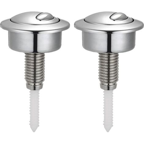 Juego de 2 pulsadores de doble descarga para cisternas de inodoro Siamp para Optima 49 Twyford Vitra -Crezuo