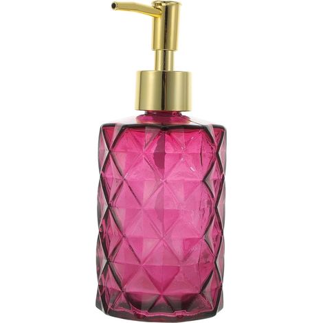 Verre Distributeur Savonnette Pompe en 400ml à pour Salle de Bain (1/5)