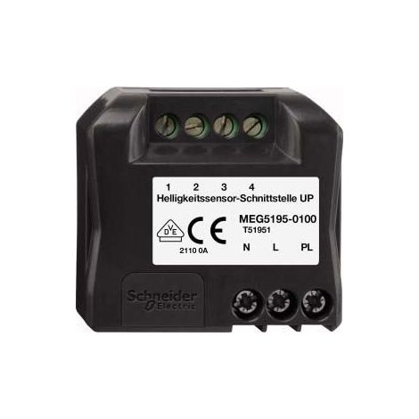 Sensore luminosità Merten meg5195-0100 domotica integrata 7,39 cm