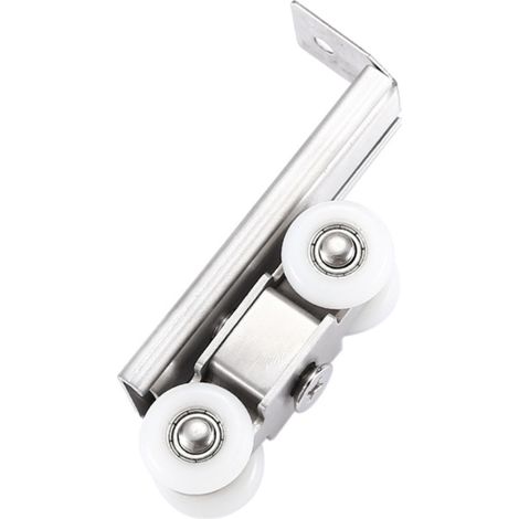 Rollers for bidirectional sliding doors four-wheel suspended rollers interior hardware accessories single 4-wheel stainless steel rollers. (1/2)