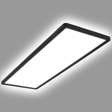 Plafón LED 24W Rectangular SwitchCCT Seleccionable 580x200 mm Doble Cara Negro Seleccionable (Cálido-Neutro-Frío) (1/3)