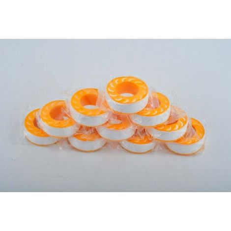 Ruban d'Étanchéité Industriel PTFE Ruban de Plombier Pour Tuyaux, Téflon Rouleaux Plomberie Étanches à l'Eau 16mm x 15m Blanc Lot de 10 (1/4)