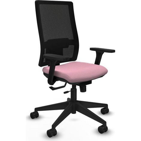 Piqueras-y-crespo Horna Chaise de bureau rose confortable (1/3)
