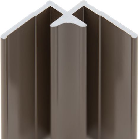Profilé d'angle intérieur pour panneau mural de douche, DécoDesign, Schulte, Taupe, 210 cm (1/7)