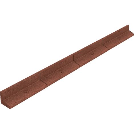 Flexible Lawn Edging 43.2m Long Pack of 36 x 1.2m Terracotta (1/5)