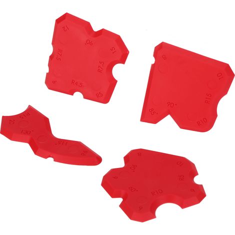 Outils de finition pour calfeutrage : résistance à l'abrasion, 4 formes différentes, outil de calfeutrage réutilisable (1/5)