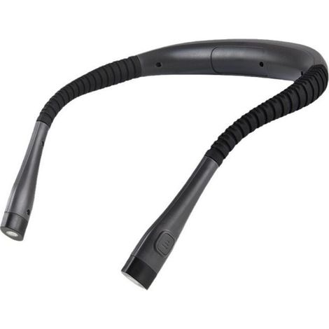 Lampe de lecture de cou rechargeable, lampe pour lit, 3 couleurs, 6 niveaux de luminosité, bras pliables, longue durée de vie, idéale pour lecture, tricot et réparation