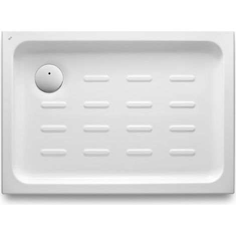 Plato de ducha acrílico rectangular con fondo antideslizante EASY - ROCA Medidas: 900x750 mm