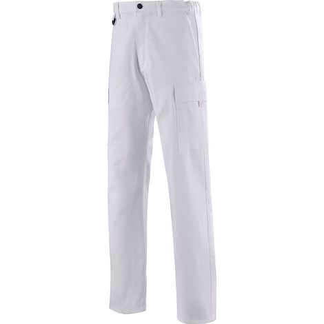 PANTALON BATTLE DRESS 100% COTON BLANC 3XL - FR(60-62)