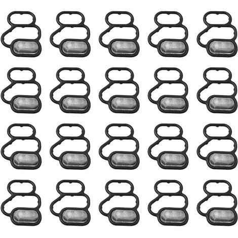 Lot de 20 joints de soupape solénoïde de moteur automobile, joints de filtre de soupape solénoïde à calage variable, 15825-RB0-003, compatibles avec CR-Z, Fit et City. (1/5)