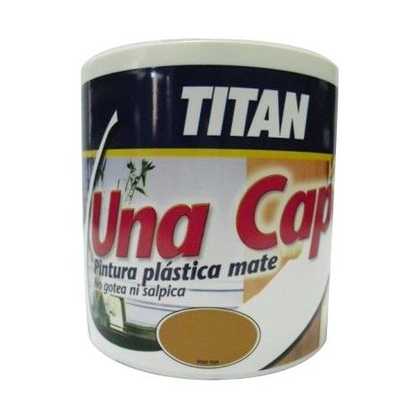 Pintura plastica una capa TITAN piedra 6301 750ml