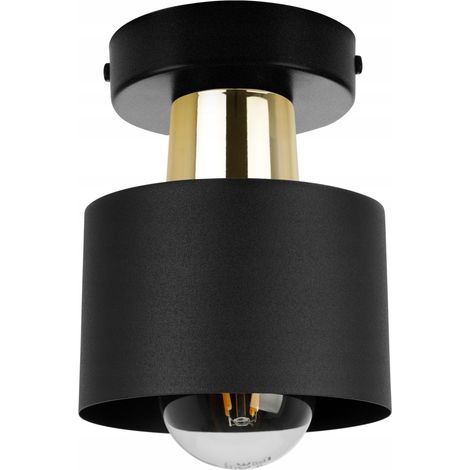 LAMPADA DA SOFFITTO, LAMPADA DA PARETE, PLAFONE, PARALUME, LED NERO (1/5)