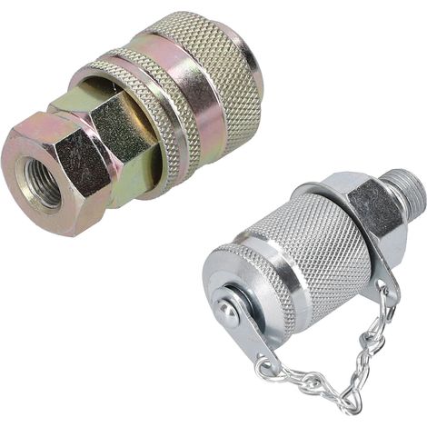 Raccord rapide pour test de pression hydraulique, adaptateur pour fournitures industrielles G1/8 (1/5)