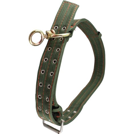 [Collar para ganado] [Collar para ganado] Collar de lona ajustable para ganado, tamaño L 4,7 x 150,5 cm, para ganado de menos de 1,3 toneladas. (1/5)