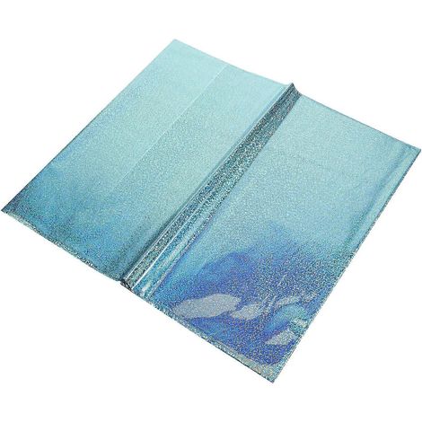 Lot de 2 nappes métallisées brillantes, rectangulaires et jetables, idéales pour un anniversaire ou une baby shower. (1/5)