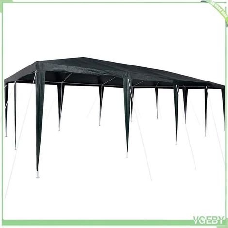 Tente de fête - FAFEICY - 42003440 - Vert - 8 x 4 m (800×400×266 cm) - Polyéthylène & acier (1/5)