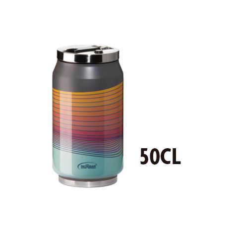 TERMOCAN 50CL ROJO INOXIBAR