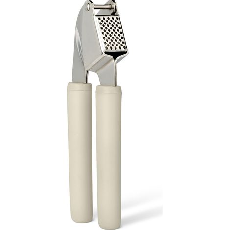 Presse-Ail, Manche Ergonomique Souple, Compatible Lave-Vaisselle, Couleur Gris Lin (1/5)