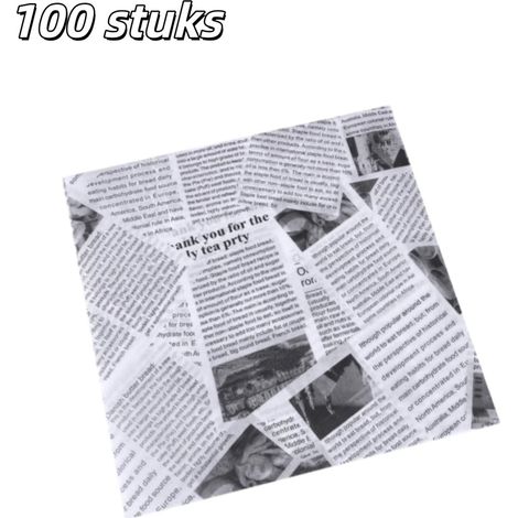 100 feuilles Papier sulfurisé résistant à l'huile Papier cuisson Épais Moules à snacks Papier à hamburgers Papier pour friteuse à air chaud Papier sandwich 25 x 25 cm Blanc (1/5)